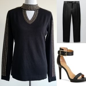 🆕️Vila Milano Black Embellished Sweater